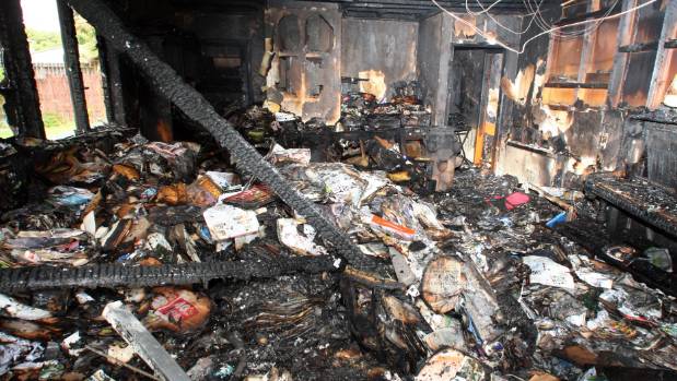 Hoarding fire
