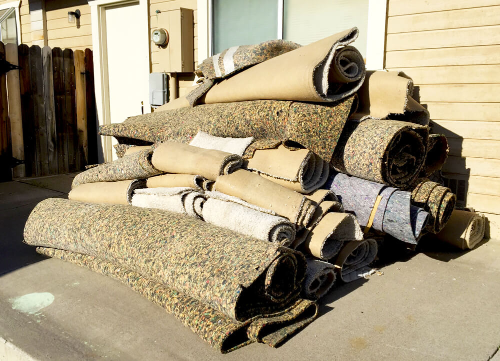 Old carpeting