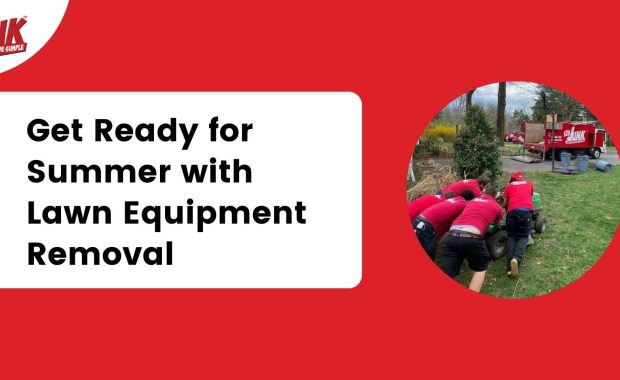 5 men moving a large object with text to the left of them