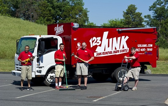 123 junk team on junk removal in rosslyn, VA.