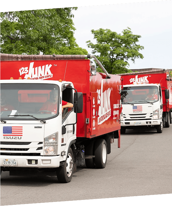 123 junk trucks for junk hauling and removal at Centerville, VA