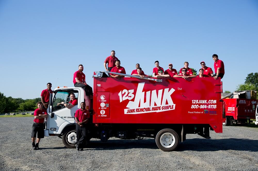 123 junk removal at Centreville, VA.