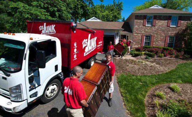 123junk professionals moving old furniture