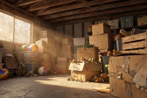 Items Stored in Garage Made it Cluttered